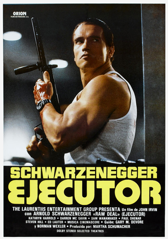 Raw Deal Movie Poster Print featuring striking imagery and vibrant colors.