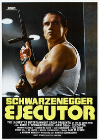 Raw Deal Movie Poster Print featuring striking imagery and vibrant colors.