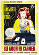 The Loves of Carmen Movie Poster Print showcasing vibrant colors and cinematic charm.