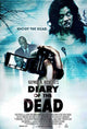 Diary of the Dead Movie Poster Print featuring horror imagery.