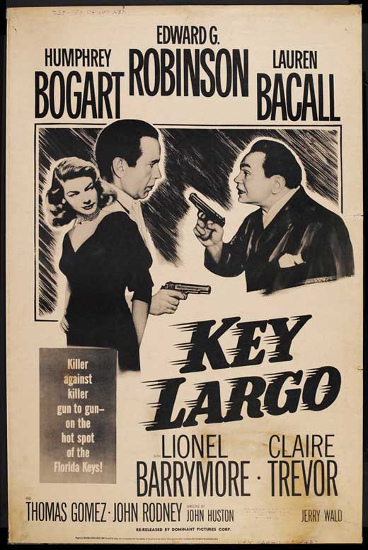 Key Largo Movie Poster Print capturing classic cinematic essence.
