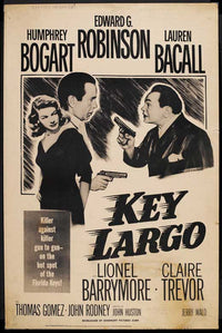 Key Largo Movie Poster Print capturing classic cinematic essence.