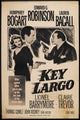Key Largo Movie Poster Print capturing classic cinematic essence.