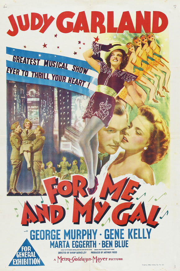 For Me and My Gal Movie Poster Print featuring classic cinema art.