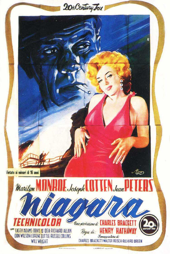 Niagara Movie Poster Print showcasing classic film art.