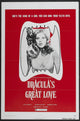 Dracula's Great Love Movie Poster Print, classic horror film artwork