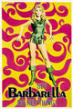 Barbarella Movie Poster Print showcasing classic sci-fi artwork.