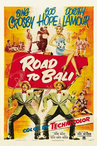 Road to Bali Movie Poster Print featuring classic film imagery.