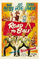 Road to Bali Movie Poster Print featuring classic film imagery.
