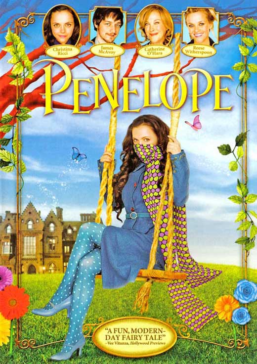 Penelope Movie Poster Print showcasing whimsical film art.