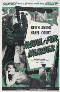 Model For Murder Movie Poster Print showcasing cinematic suspense.