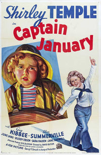 Captain January Movie Poster Print showcasing classic cinema charm.