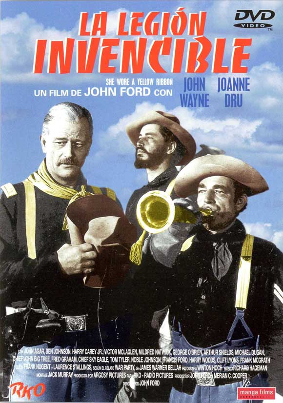 She Wore a Yellow Ribbon Movie Poster Print showcasing classic film artwork