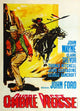 Stagecoach Movie Poster Print featuring classic Western film artwork.
