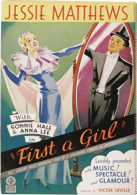 First a Girl Movie Poster Print - Vintage Film Art