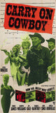 Carry On Cowboy Movie Poster Print in vibrant colors, 11 x 17 size.