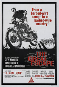 The Great Escape Movie Poster Print showcasing iconic film imagery.