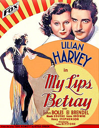 My Lips Betray Movie Poster Print showcasing dramatic imagery.