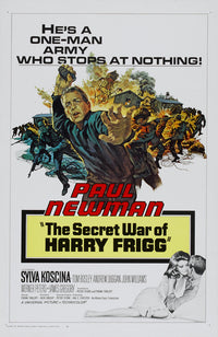 The Secret War of Harry Frigg Movie Poster Print featuring vibrant imagery from the classic film.