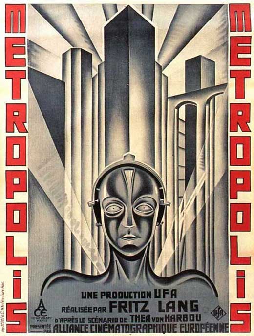 Metropolis Movie Poster Print - Classic Sci-Fi Artwork