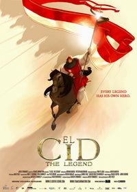 El Cid The Legend Movie Poster Print featuring cinematic art.