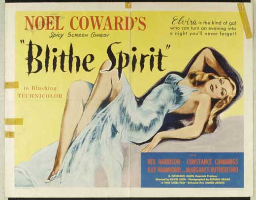 Blithe Spirit Movie Poster Print showcasing classic film artwork.