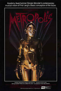 Metropolis Movie Poster Print showcasing classic sci-fi artwork.