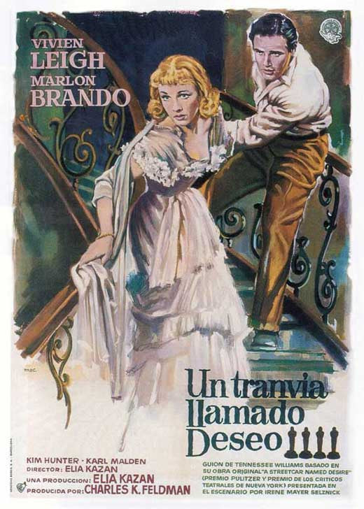 A Streetcar Named Desire Movie Poster Print (11x17)