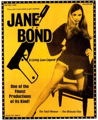 Jane Bond Movie Poster Print showcasing action and adventure.