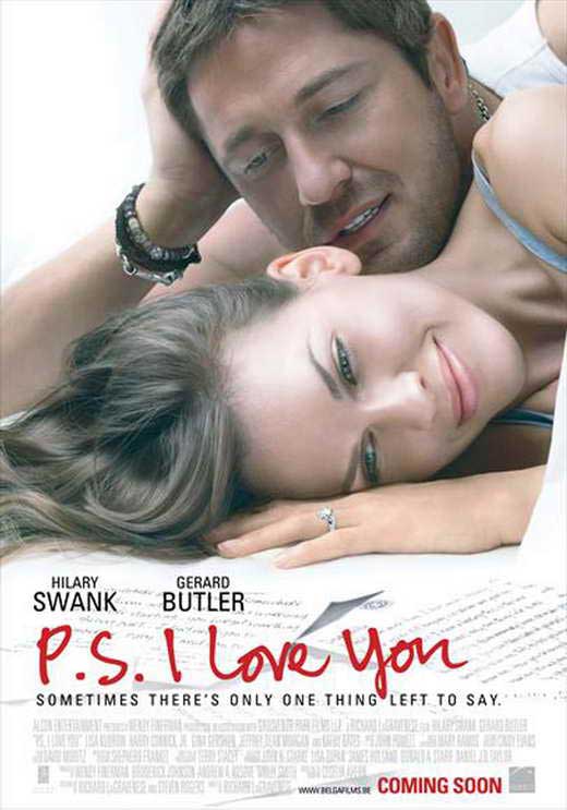 P.S. I Love You movie poster print showcasing romantic imagery.