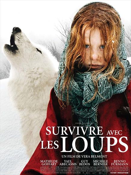 Surviving with Wolves Movie Poster Print showcasing nature and adventure.