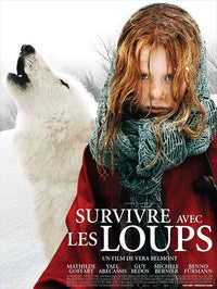 Surviving with Wolves Movie Poster Print showcasing nature and adventure.