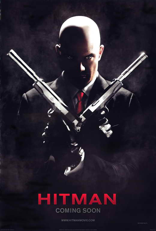 Hitman Movie Poster Print featuring action film artwork.