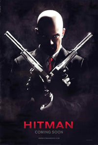 Hitman Movie Poster Print featuring action film artwork.