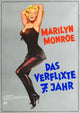 The Seven Year Itch Movie Poster Print featuring classic film art.