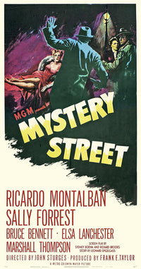 Mystery Street Movie Poster Print showcasing classic cinema art.