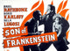 Son of Frankenstein Movie Poster Print showcasing classic horror film art.