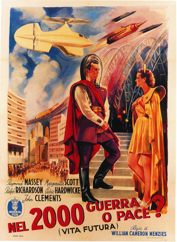 Things to Come Movie Poster Print (27x40) - Classic Sci-Fi Artwork