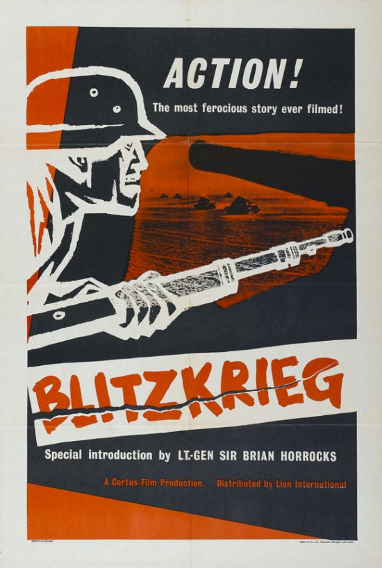 Blitzkrieg Movie Poster Print showcasing cinematic art.
