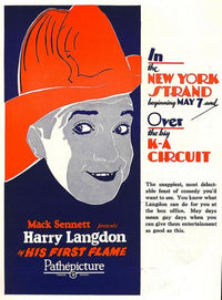 His First Flame Movie Poster - Captivating film art for home decor