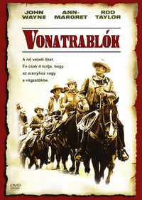 Train Robbers Movie Poster Print showcasing classic western film aesthetics.