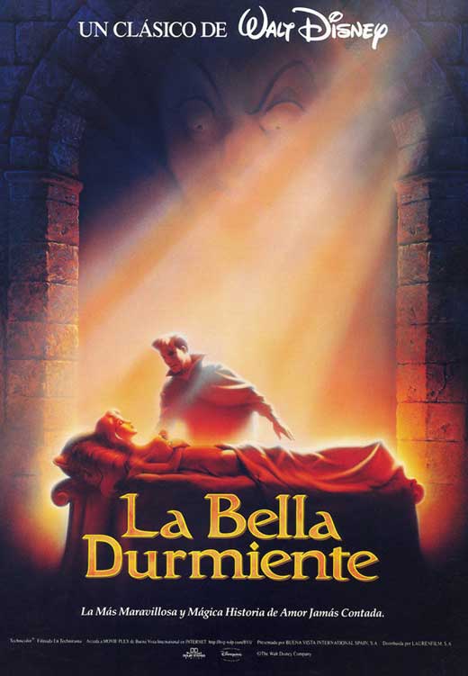 Sleeping Beauty Movie Poster Print featuring Disney's classic princess.