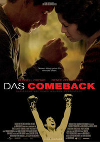 Cinderella Man Movie Poster Print featuring iconic boxing imagery.