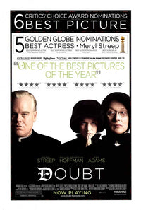Doubt Movie Poster Print featuring striking visuals.