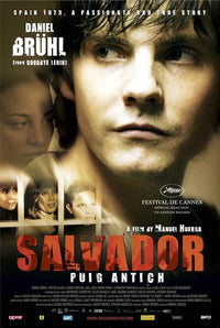 Salvador Movie Poster Print showcasing vibrant colors and cinematic artwork.