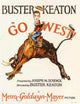 Go West Movie Poster Print featuring vibrant colors and classic design.