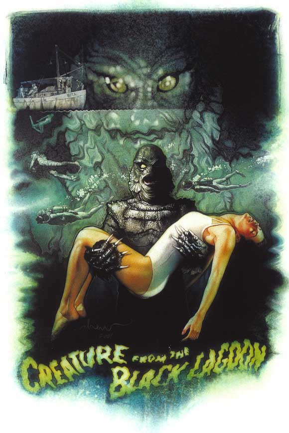 Creature from the Black Lagoon Movie Poster Print (27x40)