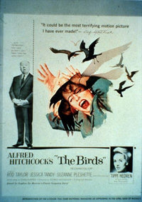 The Birds Movie Poster Print showcasing iconic film imagery.
