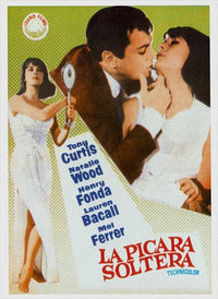 Sex and the Single Girl Movie Poster Print featuring classic film art.