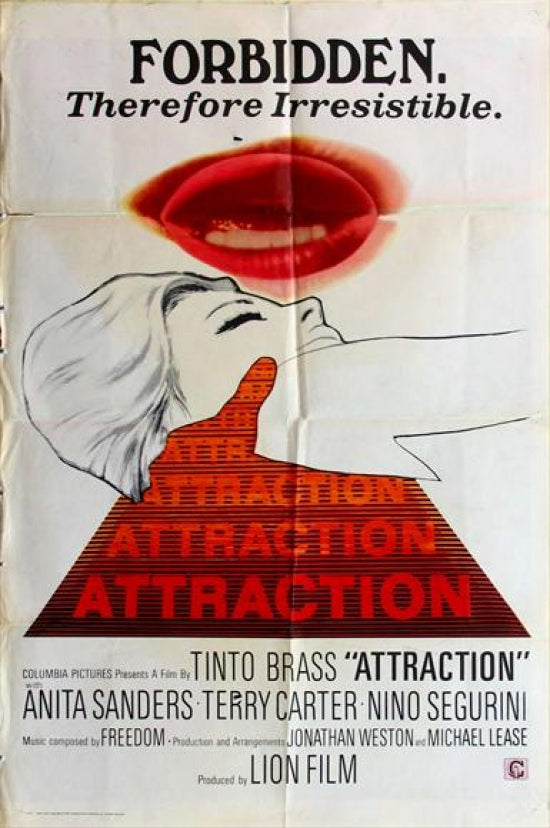 Attraction Movie Poster Print showcasing vibrant colors and cinematic design.